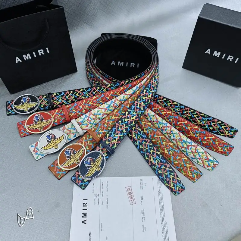 Amiri belt 38mmX90-125cm lb72